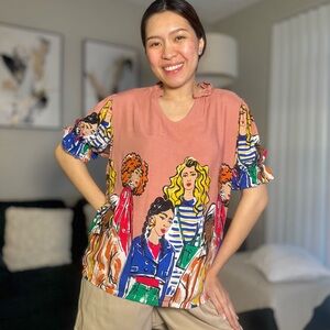 Reese V-Neck Top | lightweight | spring outfit | OLD ROSE